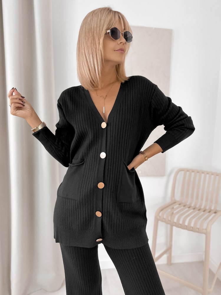 KOMPLET SALVATORE CZARNY