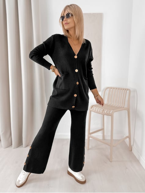 KOMPLET SALVATORE CZARNY