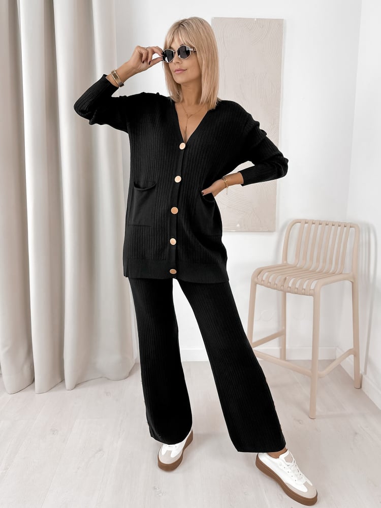 KOMPLET SALVATORE CZARNY