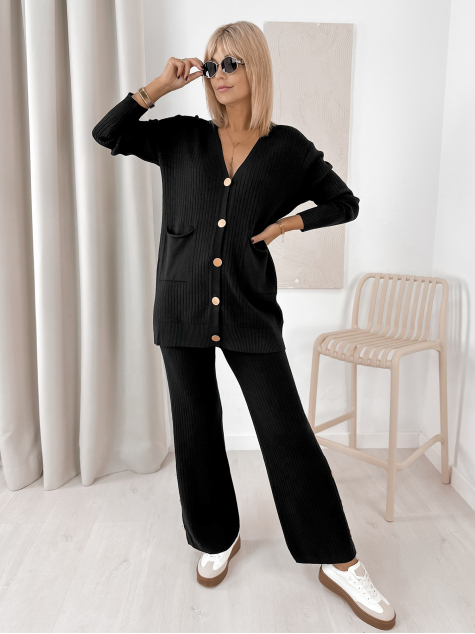 KOMPLET SALVATORE CZARNY