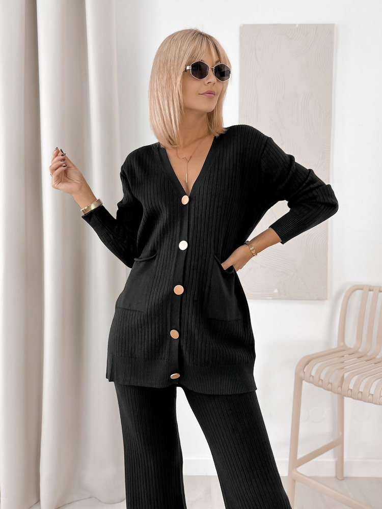 KOMPLET SALVATORE CZARNY