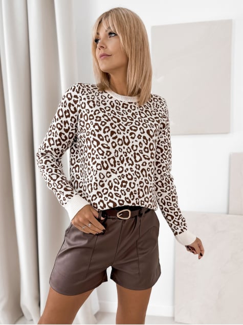 SWETER ANTONELLA BEŻOWY