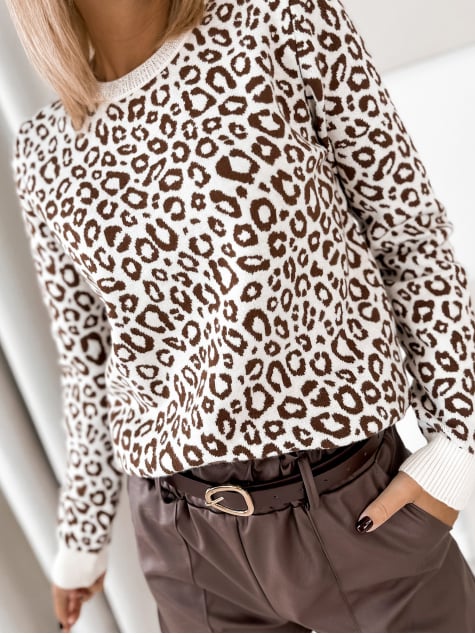 SWETER ANTONELLA BEŻOWY