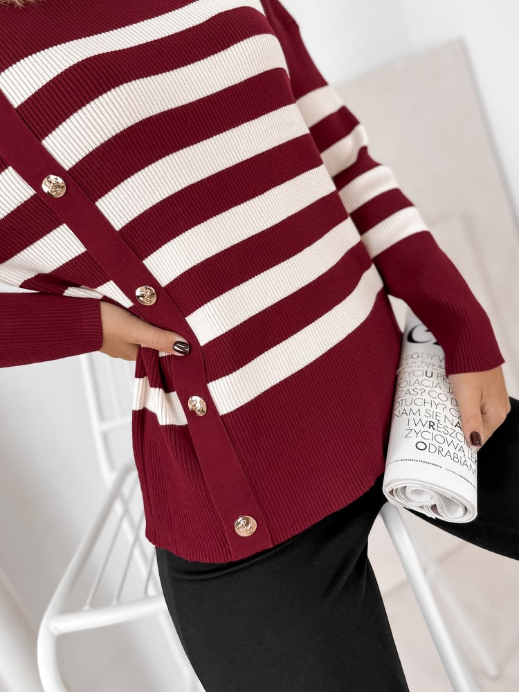 SWETER UMBERTO BORDOWY