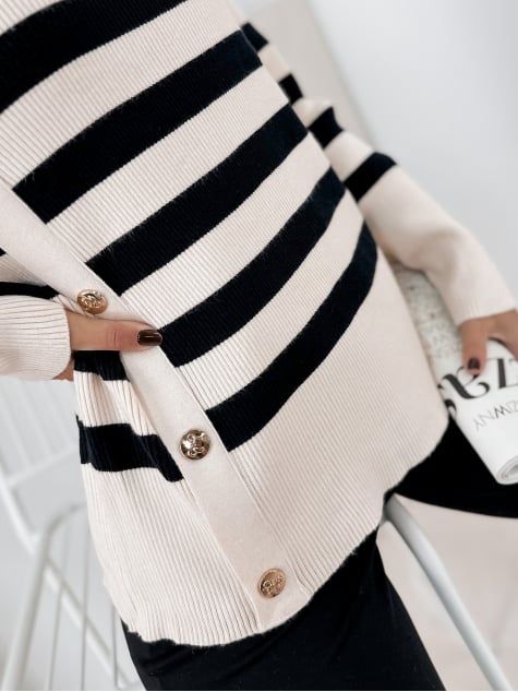 SWETER UMBERTO BEŻOWY