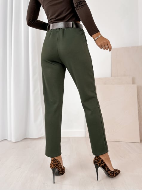 SPODNIE CARLOTTE KHAKI