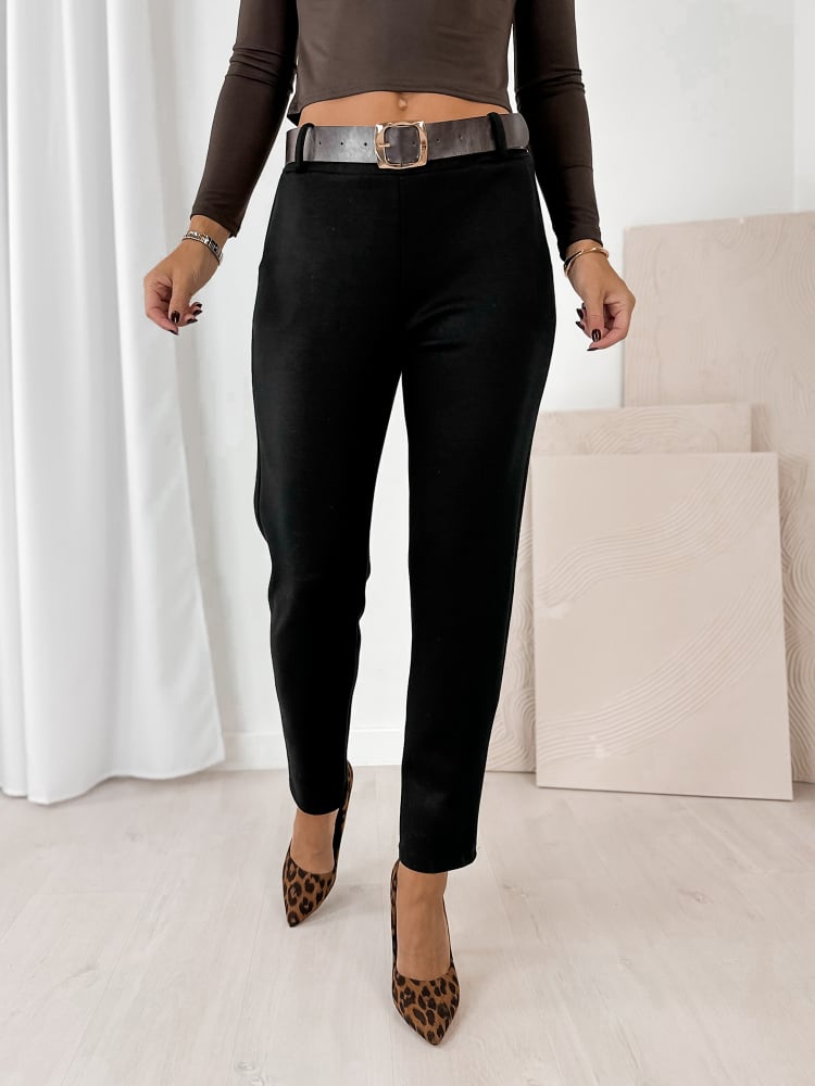 SPODNIE CARLOTTE CZARNE