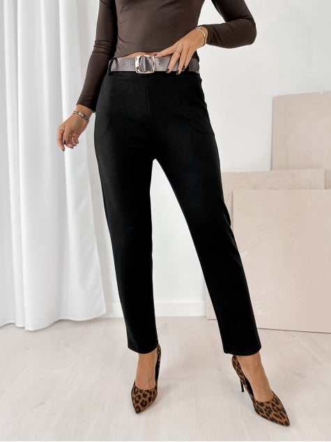 SPODNIE CARLOTTE CZARNE