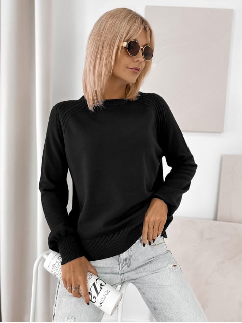 SWETER FEDERICA CZARNY