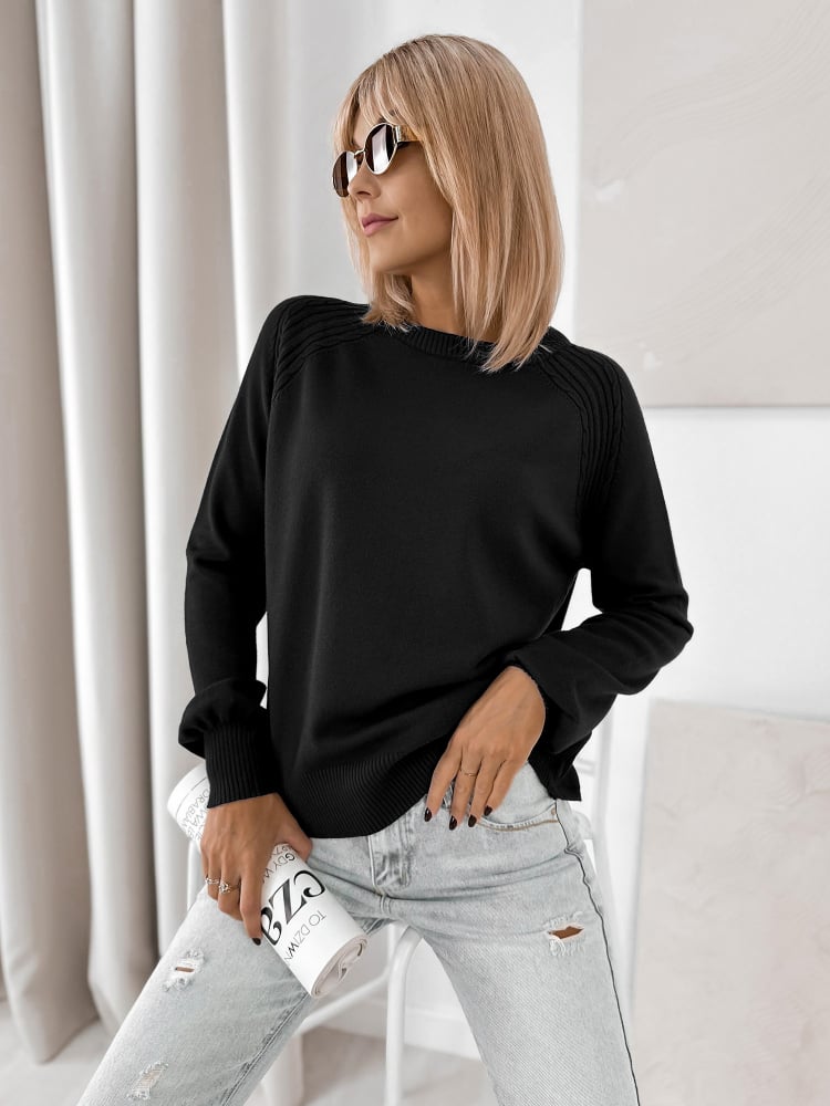 SWETER FEDERICA CZARNY