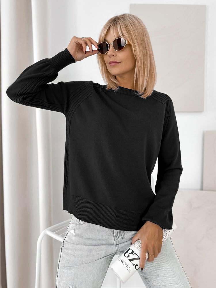 SWETER FEDERICA CZARNY