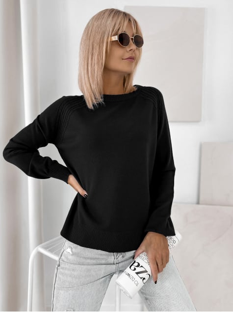 SWETER FEDERICA CZARNY