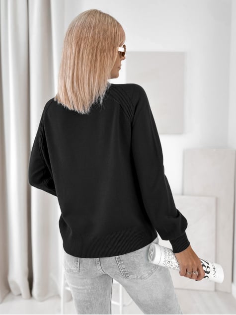 SWETER FEDERICA CZARNY