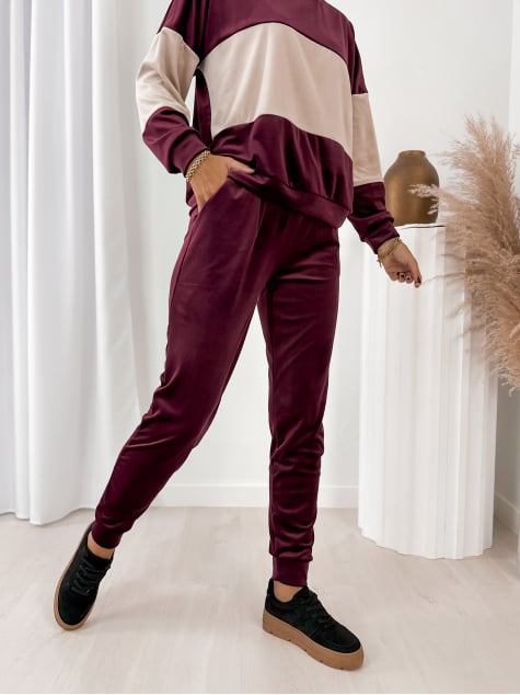 KOMPLET DRESOWY COSIMO BORDOWY