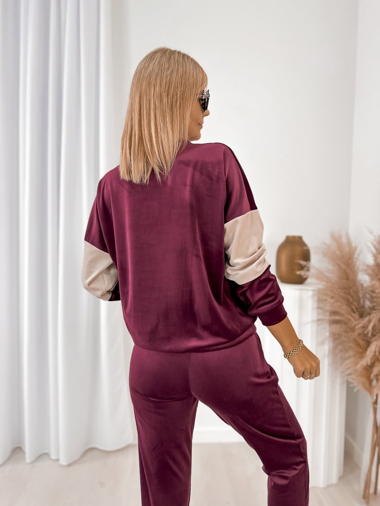 KOMPLET DRESOWY COSIMO BORDOWY