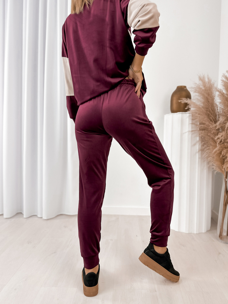 KOMPLET DRESOWY COSIMO BORDOWY