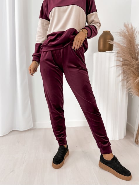 KOMPLET DRESOWY COSIMO BORDOWY