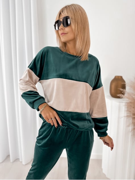 KOMPLET DRESOWY COSIMO ZIELONY