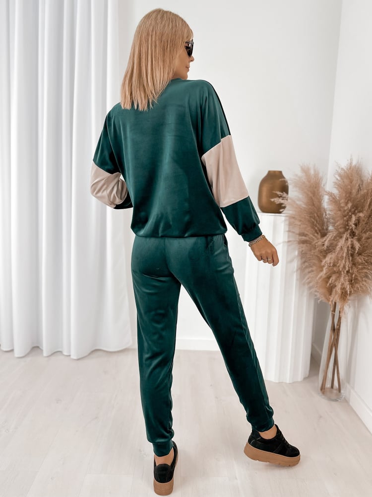 KOMPLET DRESOWY COSIMO ZIELONY