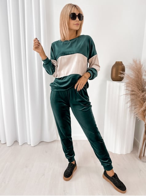 KOMPLET DRESOWY COSIMO ZIELONY