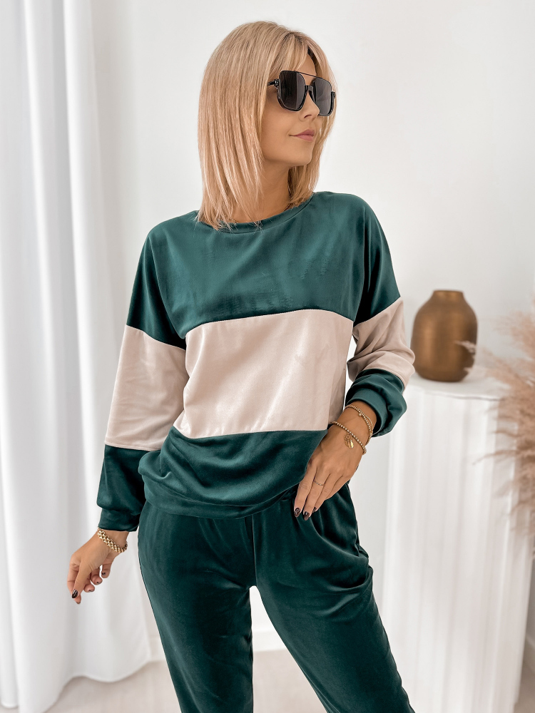 KOMPLET DRESOWY COSIMO ZIELONY