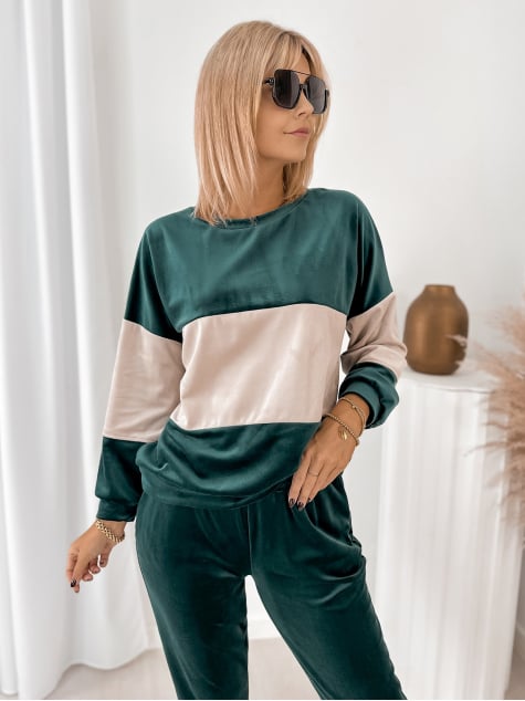 KOMPLET DRESOWY COSIMO ZIELONY