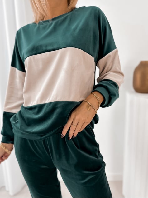 KOMPLET DRESOWY COSIMO ZIELONY