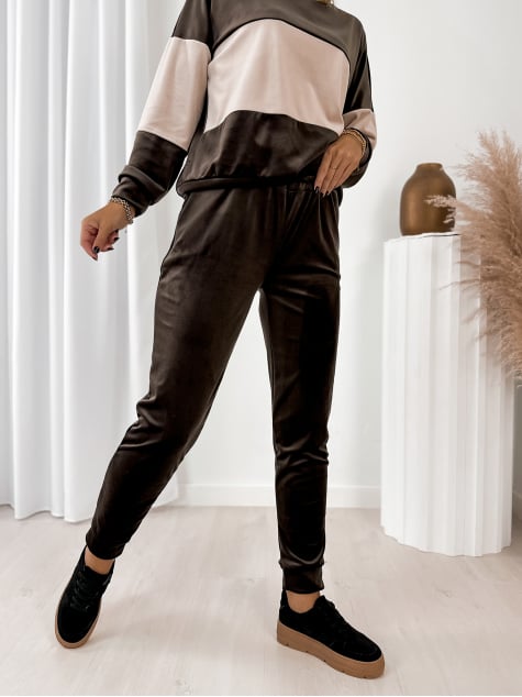 KOMPLET DRESOWY COSIMO BRĄZOWY