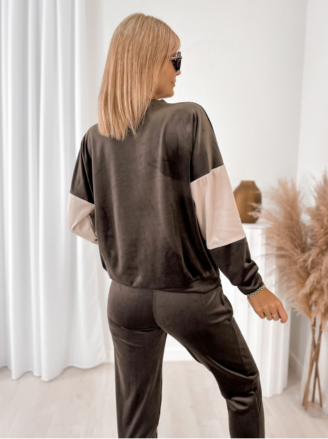 KOMPLET DRESOWY COSIMO BRĄZOWY