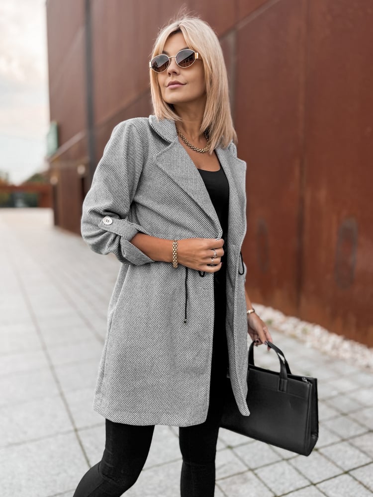 PŁASZCZ KATTIA CIEMNOSZARY