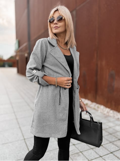 PŁASZCZ KATTIA CIEMNOSZARY