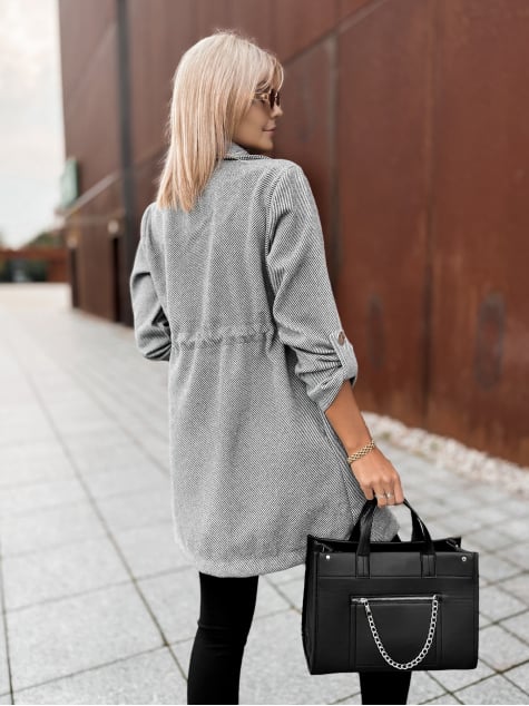 PŁASZCZ KATTIA CIEMNOSZARY