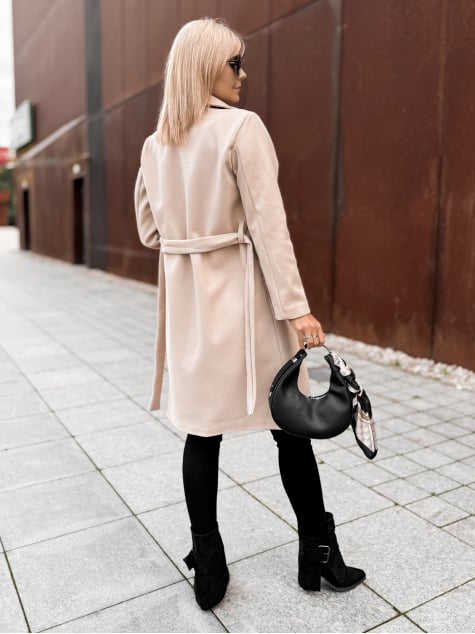 PŁASZCZ OXFORD BEŻOWY