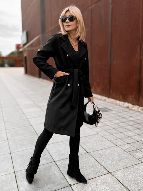 PŁASZCZ OXFORD CZARNY