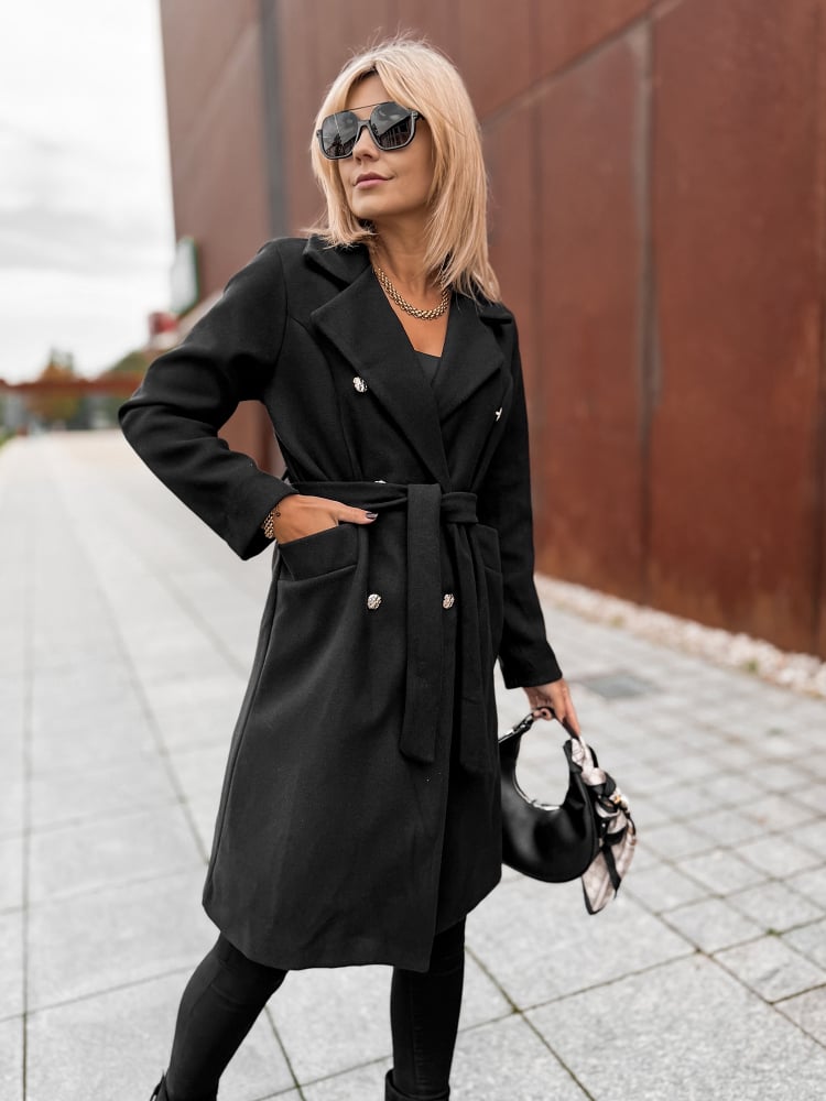 PŁASZCZ OXFORD CZARNY