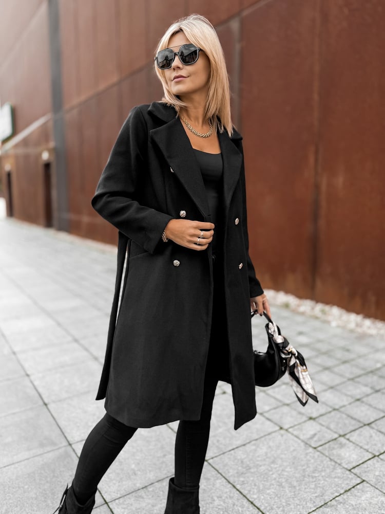 PŁASZCZ OXFORD CZARNY