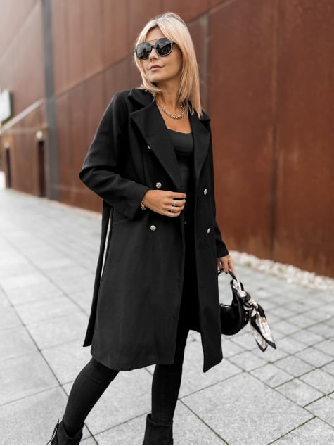 PŁASZCZ OXFORD CZARNY
