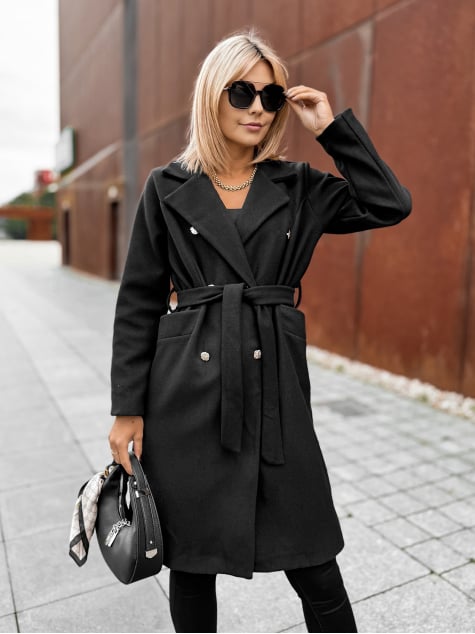 PŁASZCZ OXFORD CZARNY