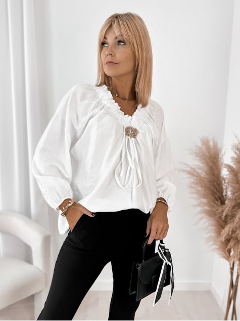 BLUZKA DORIAN BIAŁA