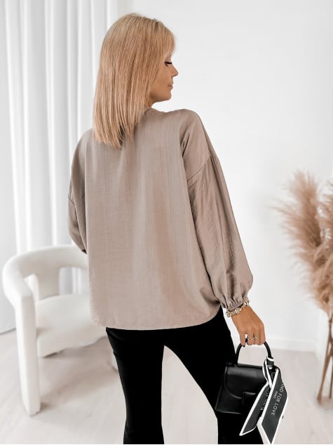 BLUZKA DORIAN CIEMNOBEŻOWA