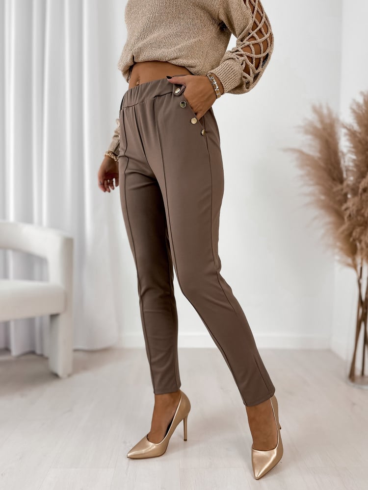 SPODNIE RAMONES JASNOBRĄZOWE