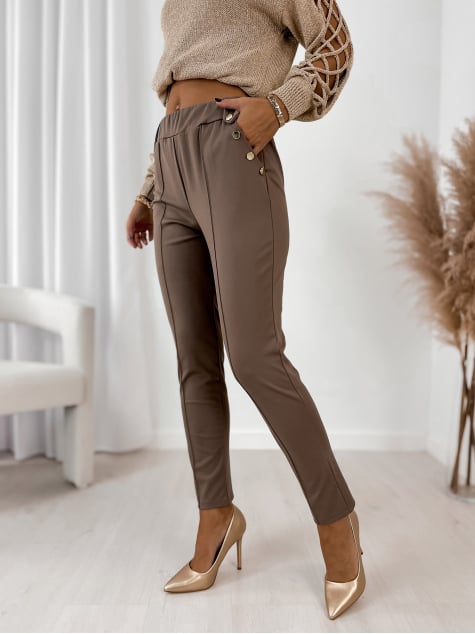 SPODNIE RAMONES JASNOBRĄZOWE