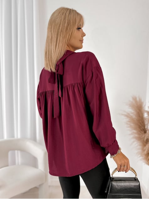 KOSZULA AVONLEA BORDOWA