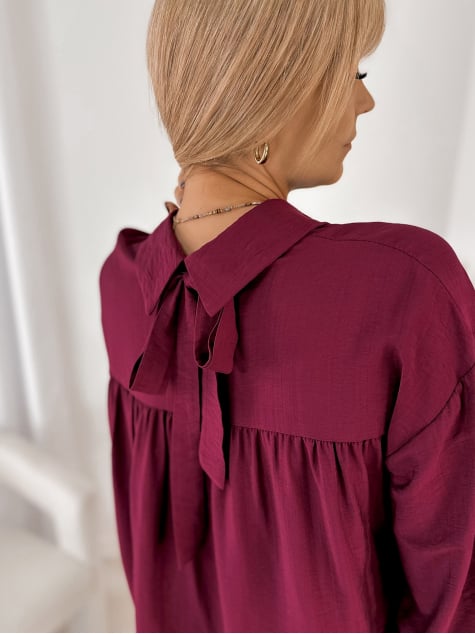 KOSZULA AVONLEA BORDOWA
