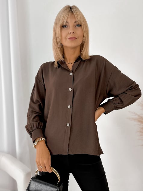 KOSZULA AVONLEA BRĄZOWA