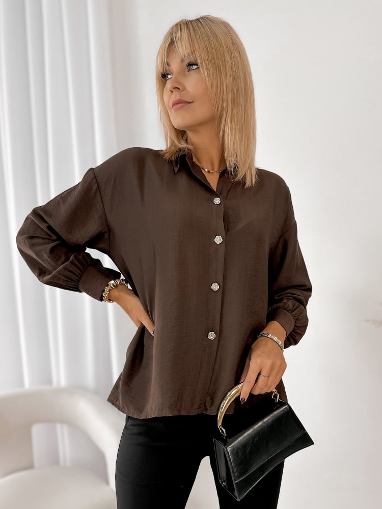 KOSZULA AVONLEA BRĄZOWA