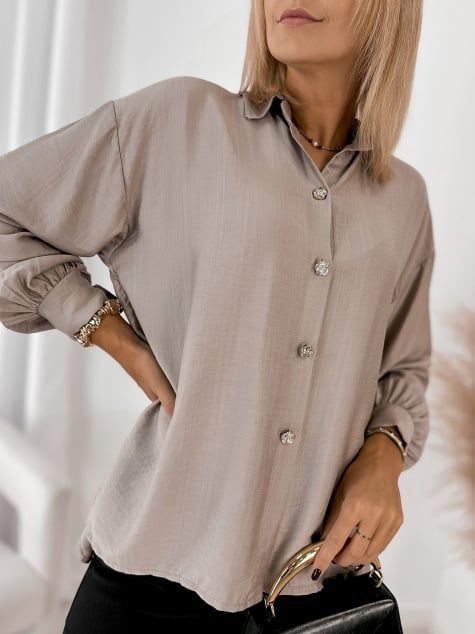 KOSZULA AVONLEA CIEMNOBEŻOWA