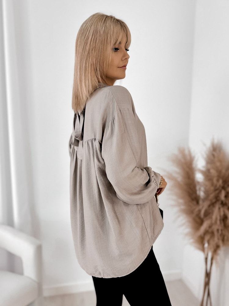 KOSZULA AVONLEA CIEMNOBEŻOWA