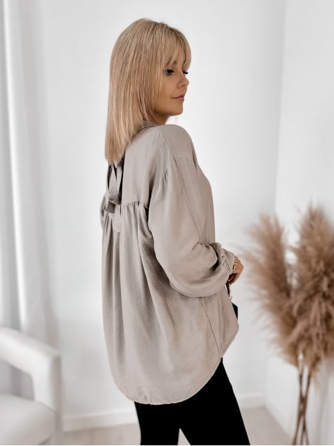 KOSZULA AVONLEA CIEMNOBEŻOWA