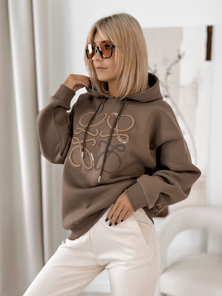 BLUZA VICENZA BRĄZOWA BLUZA VICENZA BRĄZOWA